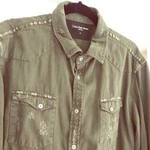 Calvin Klein Vintage Military Shirt
